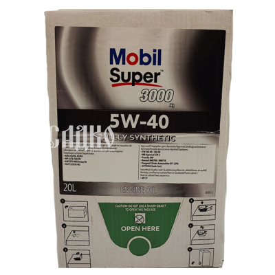 Масло Mobil Super 3000 X1 (bag-in-box) 5W-40 SN/CF A3/B4 20л