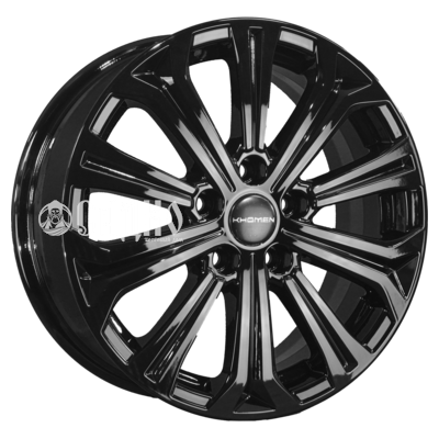 6,5x16/5x108 ET50 D63,3 KHW1610 (Focus) Black