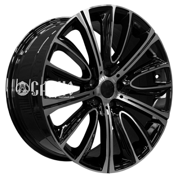 9,5x19/5x120 ET38 D72,56 5241 Gloss Black Machine Face (PDW)