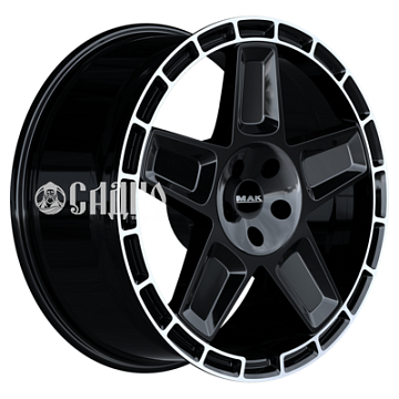 9x20/6x139,7 ET55 D95,10 Trek Gloss Black Mirror Ring