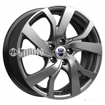 6,5x16/5x108 ET50 D63,35 Палермо-оригинал (КС607) Дарк платинум