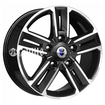 8x18/5x114,3 ET50 D66,1 Backfire (КС763M) Алмаз черный