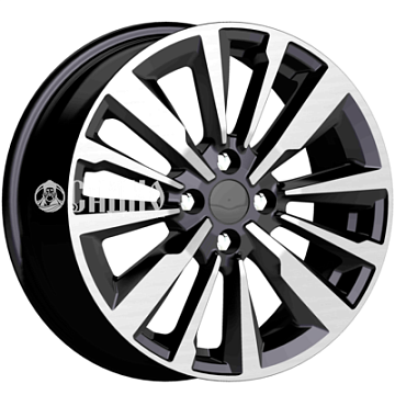 6,5x16/4x100 ET40 D67,1 Эрман (КС997) Алмаз черный