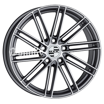 10x21/5x130 ET50 D71,6 Leipzig-D Gunmetal Mirror Face