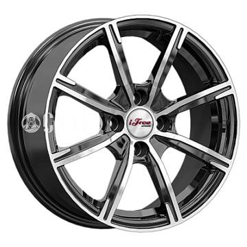 6x15/4x98 ET33 D58,5 Калибр (КС1117) Блэк Джек