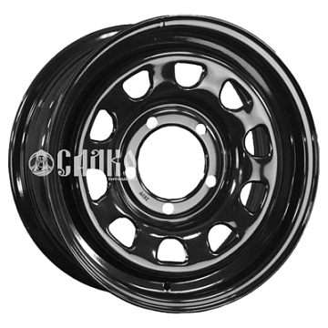 7x16/6x139,7 ET0 D110 Toyota Nissan Semicircle Gloss Black (LTM)