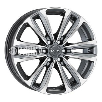 8x18/6x130 ET53 D84,1 Safari 6 Gunmetal Mirror Face