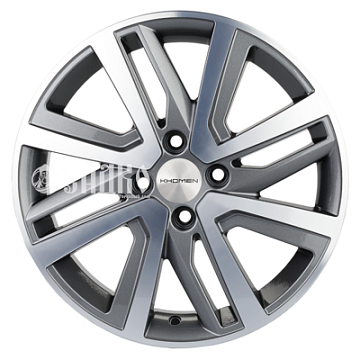 6x16/4x100 ET48 D54,1 KHW1609 (Rio I/Solaris I) Gray-FP