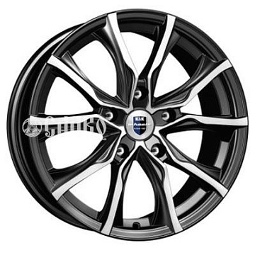 7,5x17/5x114,3 ET40 D66,1 Твист (КС697) Алмаз черный